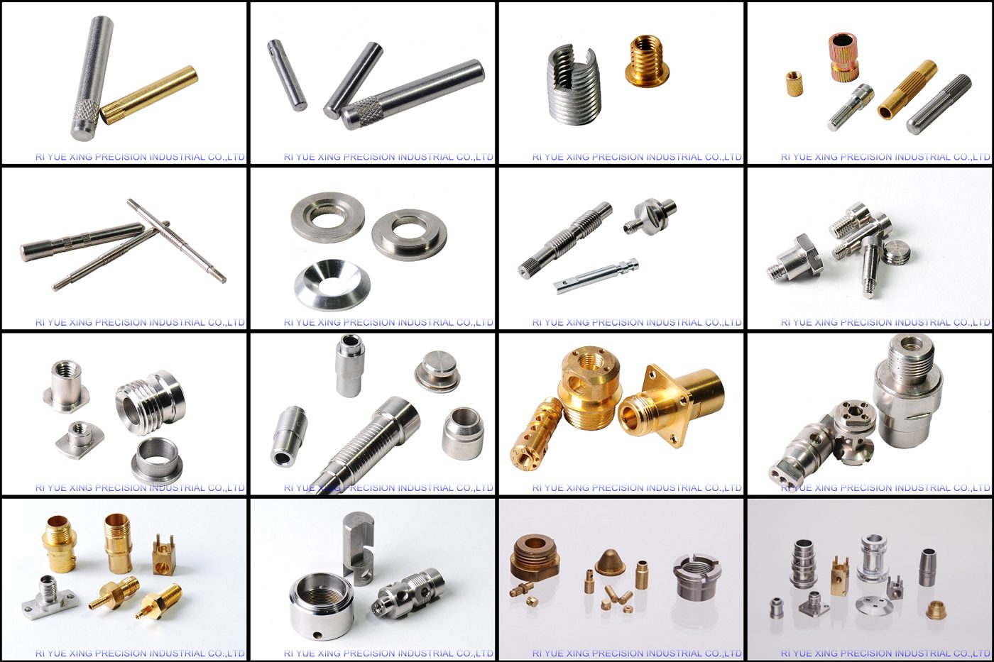 RI YUE XING precision CNC turned product range